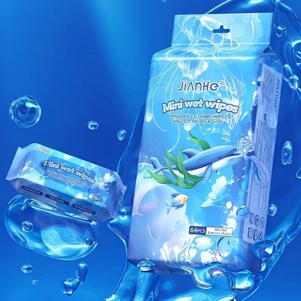 Producto - Toallitas desmaquillantes azul