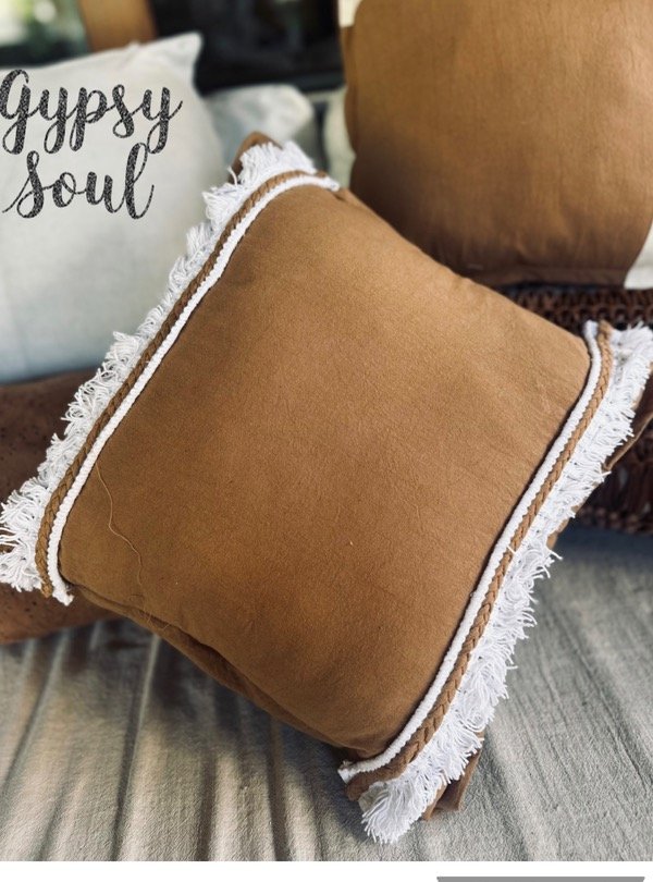 Producto - Almohadón tusor cacao