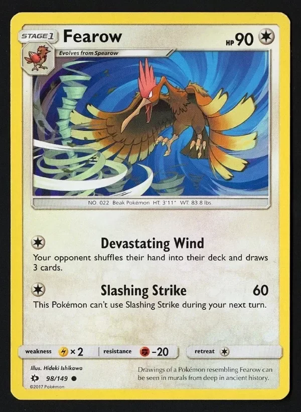 Producto - Fearow 98/149 Sun and Moon 2017 - Pokémon TCG