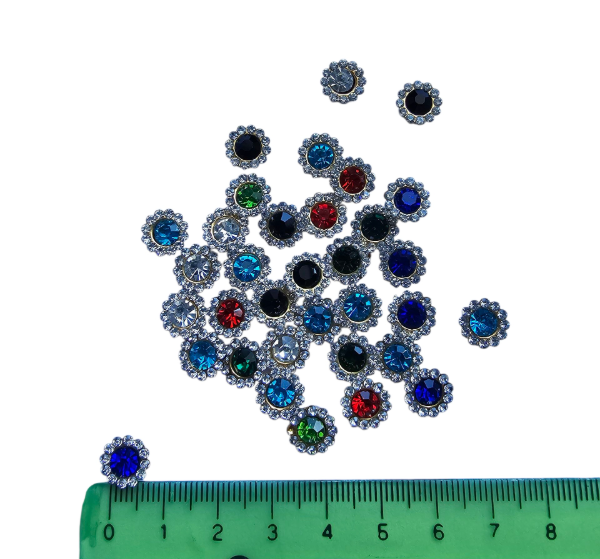 Producto - Botones brillos x 10 unidades surtidos