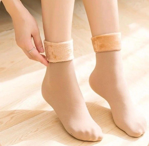 Producto - Pack x2 medias termicas piel y negro - 1