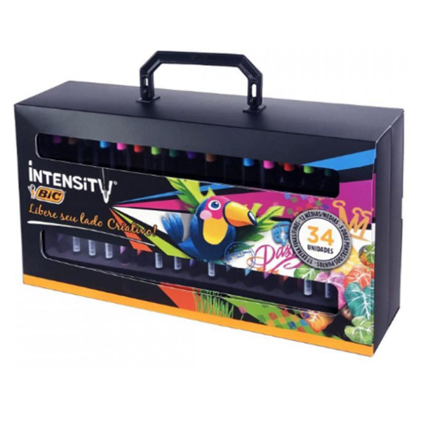 Producto - Bic - Kit Valija Intensity x 34 piezas