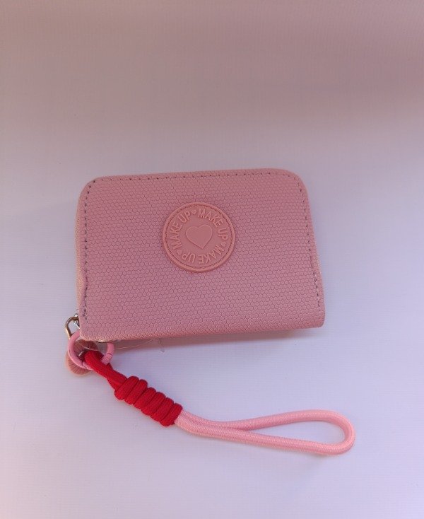 Producto - BILLETERA UN CIERRE CHICO FLORA ROSA