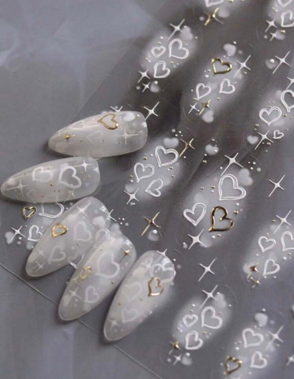 Producto - Sticker corazones/aura