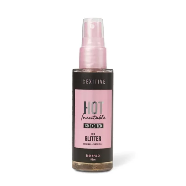Producto - Body Splash Hot Inevitable So Excited con glitter