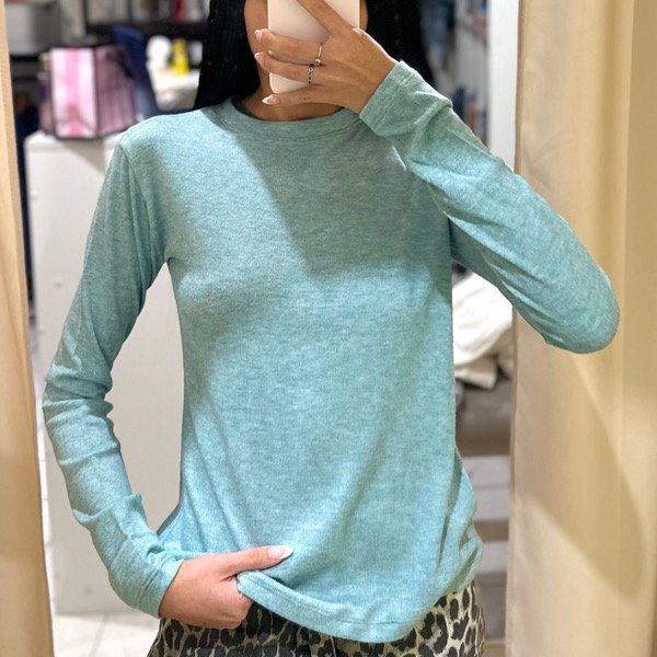 Producto - CAMISETA LANILLA VERDE AGUA