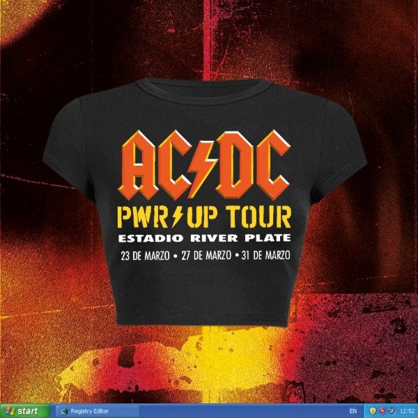 Producto - ACDC - River - pupera oversize