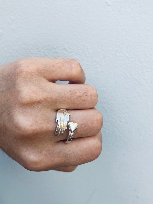 Producto - ANILLO ALAS CORAZÓN