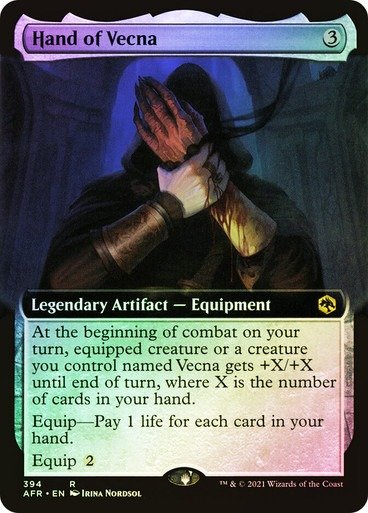 Producto - Hand of Vecna (Extended Art Foil)