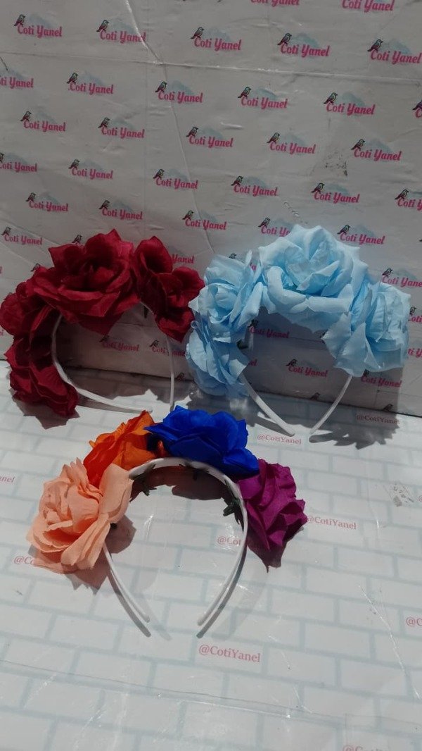 Producto - Vincha de flores Frida - 0