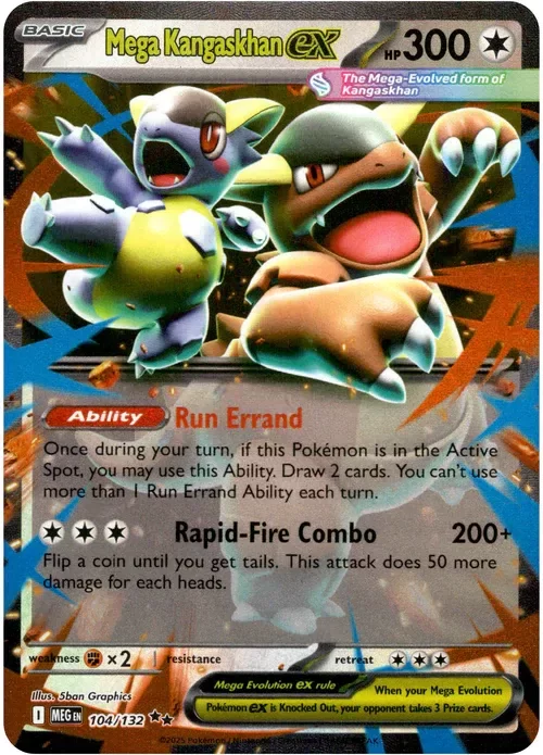 Producto - Mega Kangaskhan ex - 104/132 - Mega Evolution - Holo