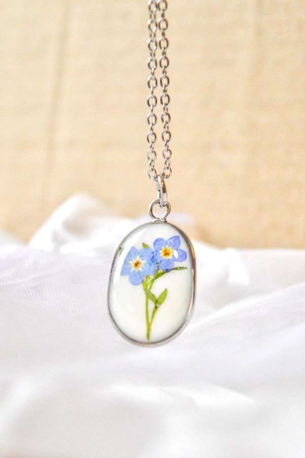 Producto - Ramo No Me Olvides Blanco