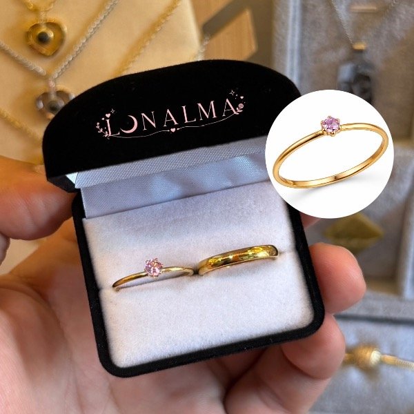 Producto - Anillos de Promesa: Golden Pink