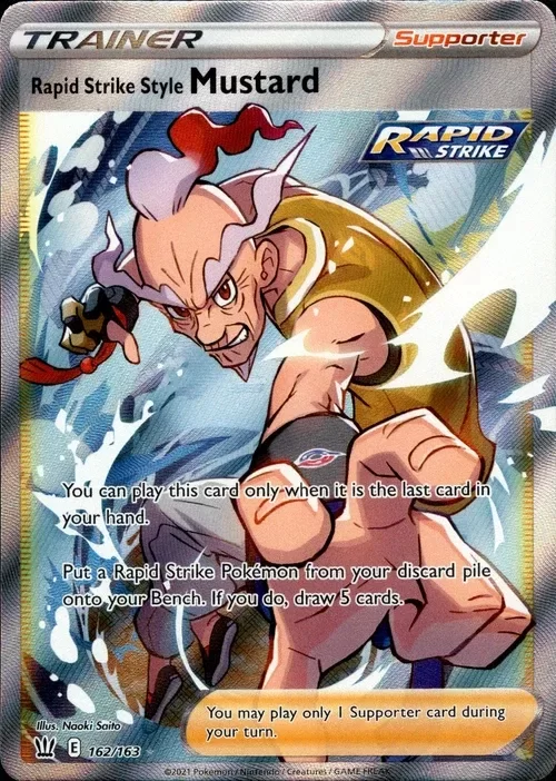 Producto - Rapid Strike Style Mustard Full Art - 162/163 - Battle Styles