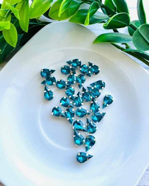 Producto - 5X10 GOTA MINI TURQUESA BANDERA