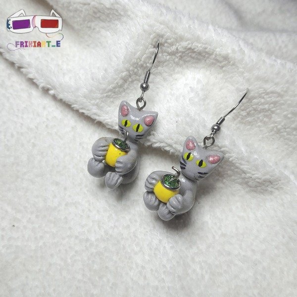 Producto - Aros Michi Mate (Gris)