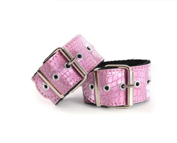 Producto - ESPOSAS PINK PELUCHE CON CADENA