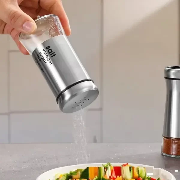 Producto - SALERO VIDRIO CON METAL SALT
