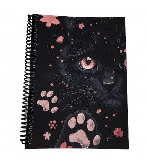 Producto - Cuaderno A5 gatito hojas rayadas