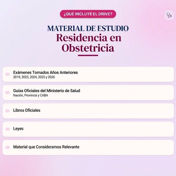 Producto - MATERIAL DE RESIDENCIA EN OBSTETRICIA 2026/2027 - 1