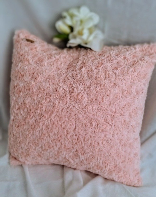 Producto - Fundas de piel sintetica roseta 40x40