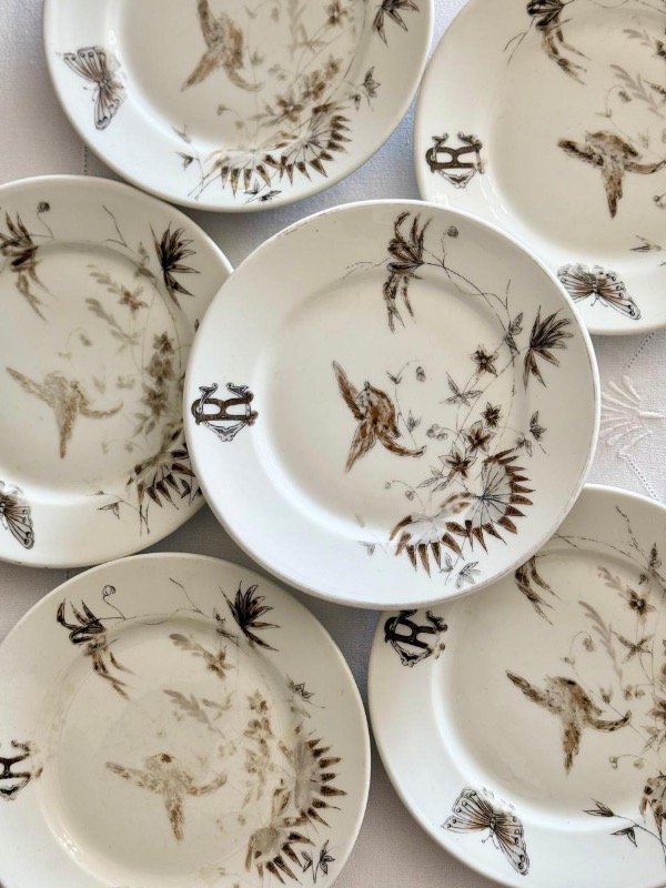 Producto - Plato aves y monograma Limoges - 0