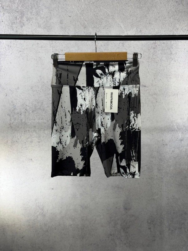 Producto - BIKER ESTAMPADO GRIS LYCRA PREMIUM - 0
