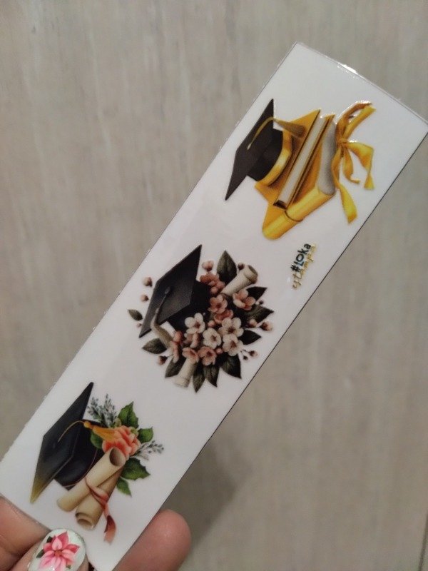 Producto - Estampas UV Tiritas 4x14cm Graduación # 11