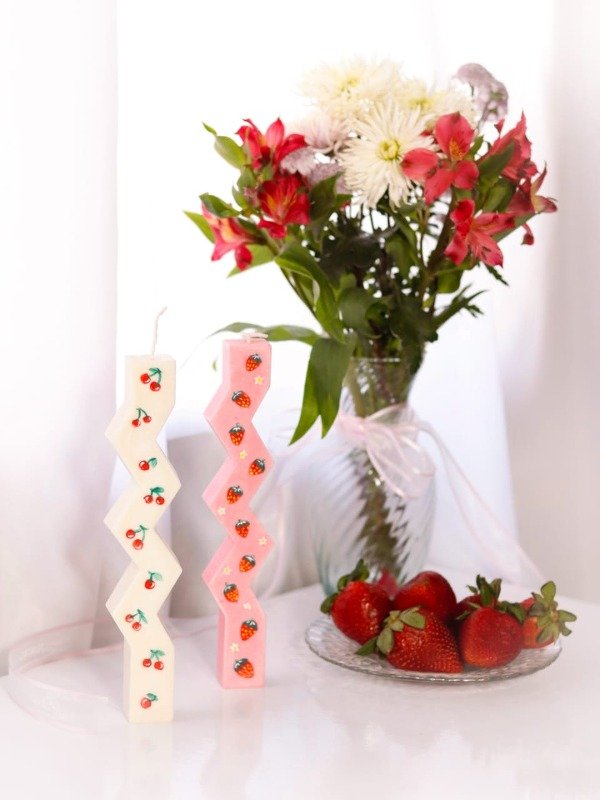 Producto - Zig zag/ondas cherry/strawberry