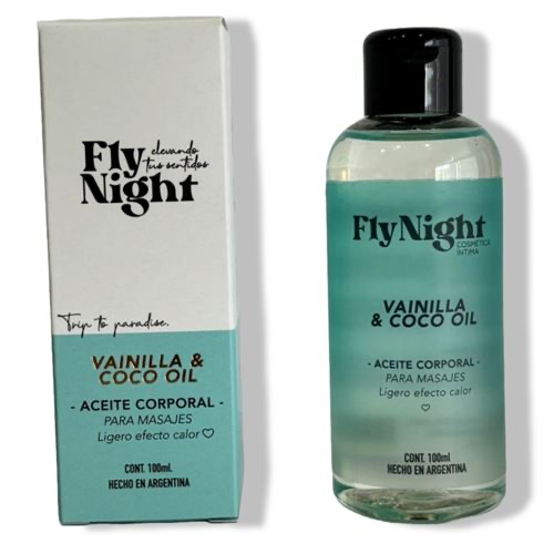 Producto - Aceite para masajes vainilla y coco