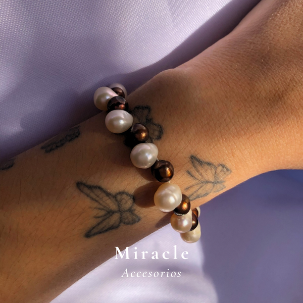Producto - Pulsera perla natural irregular
