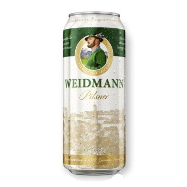 Producto - Weidmann Pilsner Lata 500 ml Cerveza Importada Alemania