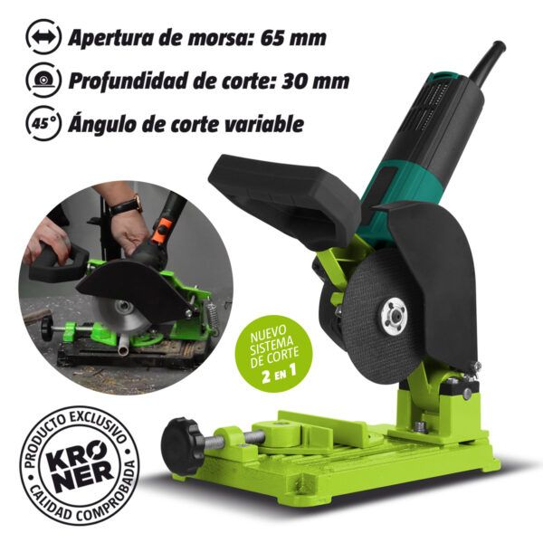 Producto - H113 Soporte Amoladora Y Taladro 2 En 1 Corte Variable