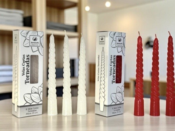 Producto - VELA TORNEADA CHICA POR CAJA 6 UNIDAD