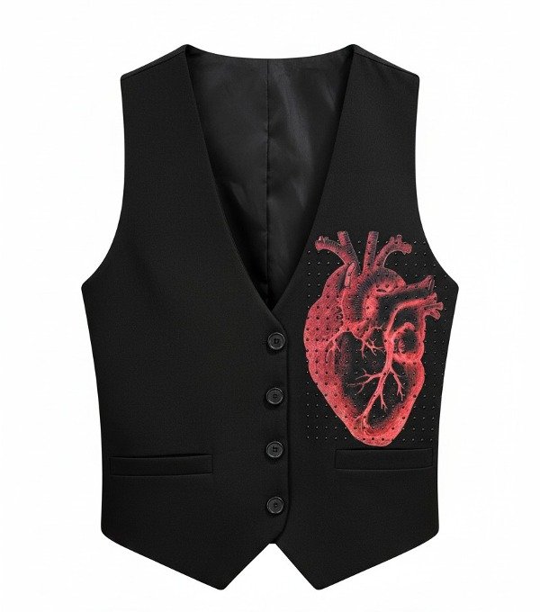 Producto - Chaleco corazón cristal