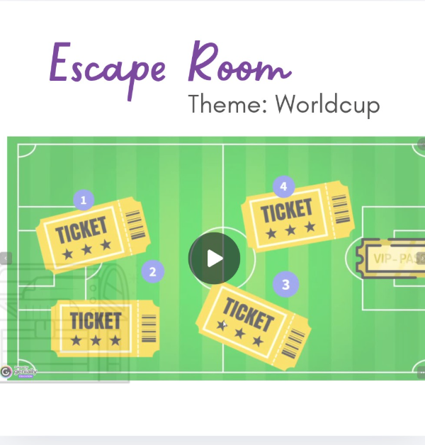 Producto - Digital Escape Room. World Cup 2026 Edition