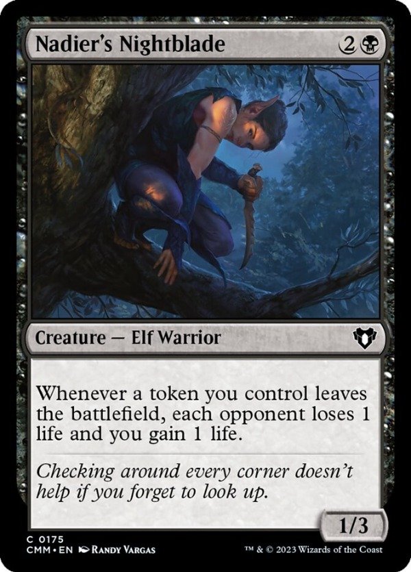 Producto - Nadier's Nightblade #175  Commander Masters