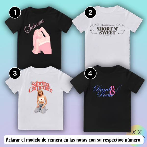 Producto - Baby Tee Sabrina Carpenter #1