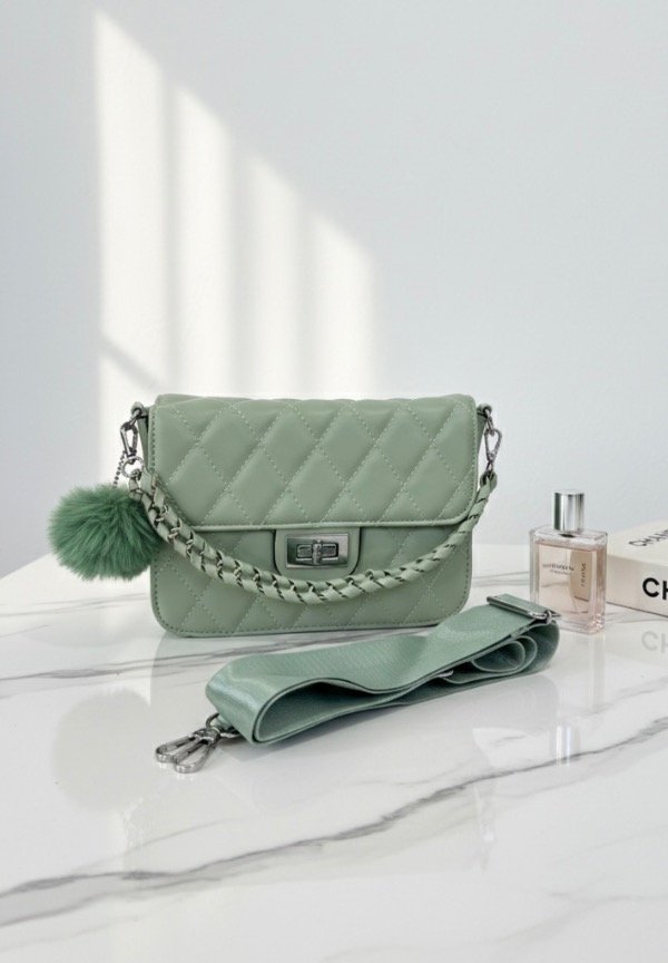 Producto - Cartera Nápoles - Estilo Chanel - Acqua