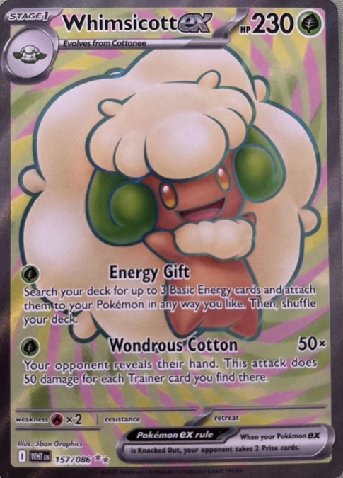 Producto - Whimsicott ex - 157/086 - White Flare - Holo