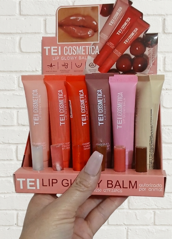 Producto - Brillo Labial Lip Glowy Balm - TEI Cosmetica (Autorizado por ANMAT)