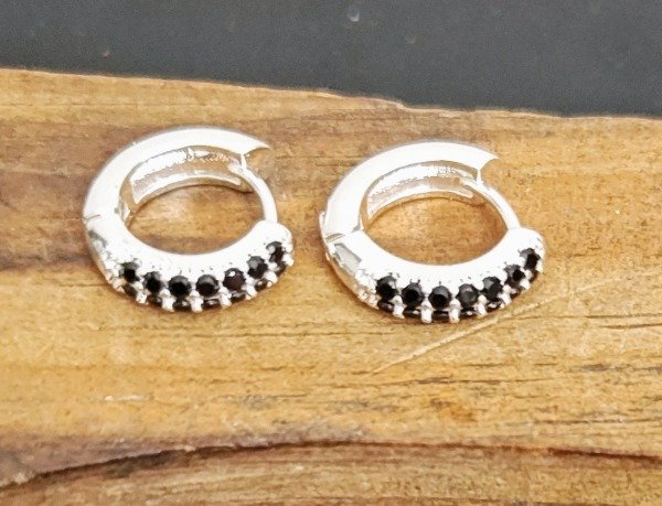 Producto - Argollas Click doble hilera Cubik Negros