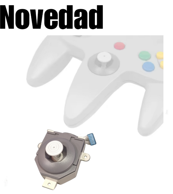 Producto - Stick análogo Nintendo 64 original Nuevo repuesto - 0