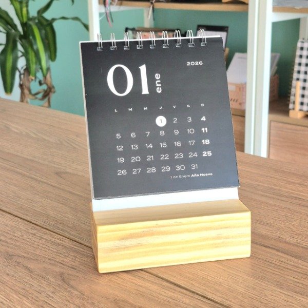 Producto - Calendario de Escritorio - Negro
