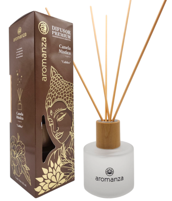 Producto - Difusor De Ambientes Aromanza Premium 125Ml - Canela Mística (Calidez)