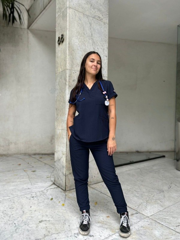 Producto - SELVA SPANDEX (Azul Liso)