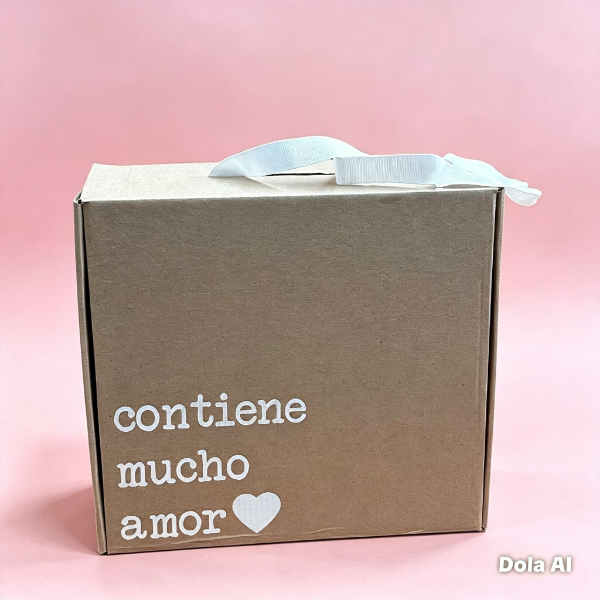 Producto - CAJA BOLSA CONTINENE AMOR -COD CC125 medida 28X10X25
