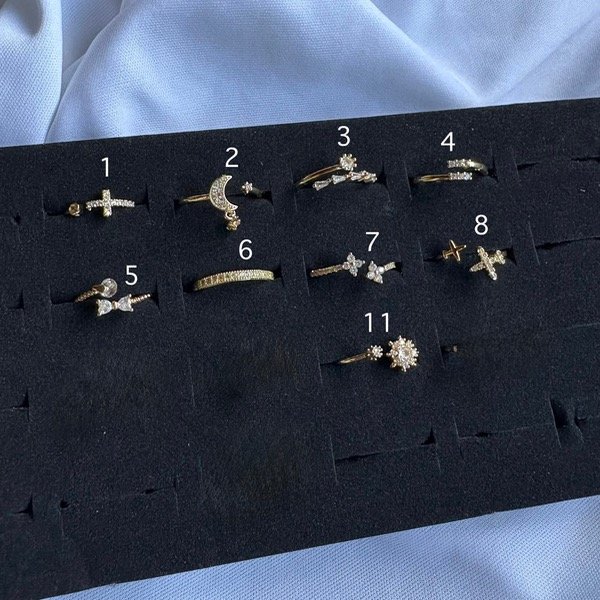 Producto - Anillo regulables dorados