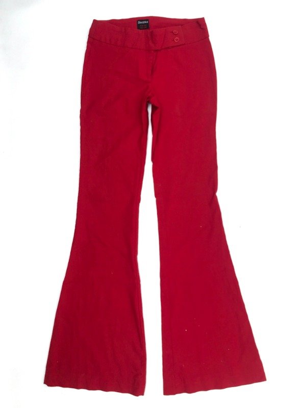 Producto - Oxford red pants BERSHKA - 0