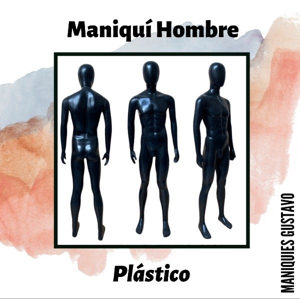 Producto - Maniquí hombre plástico posición recta - 1